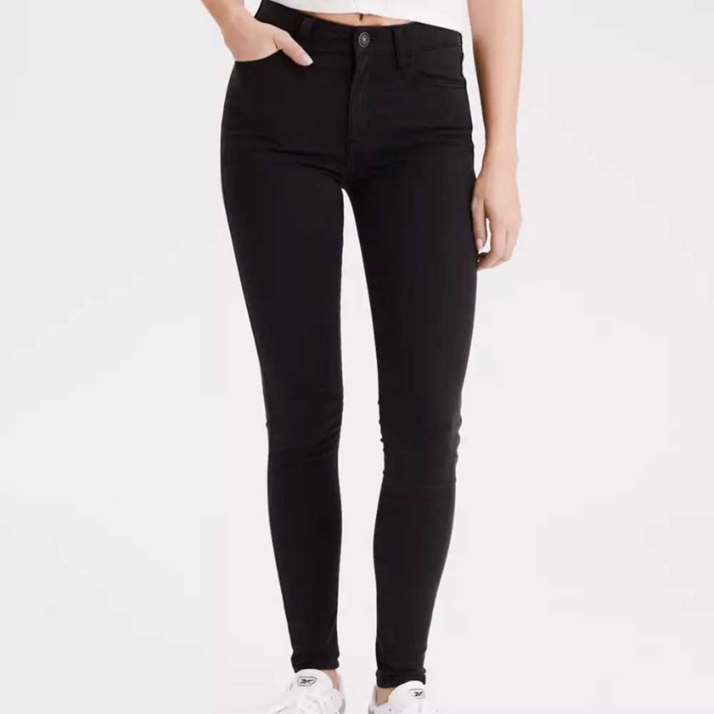 American Eagle Black high waisted jeans